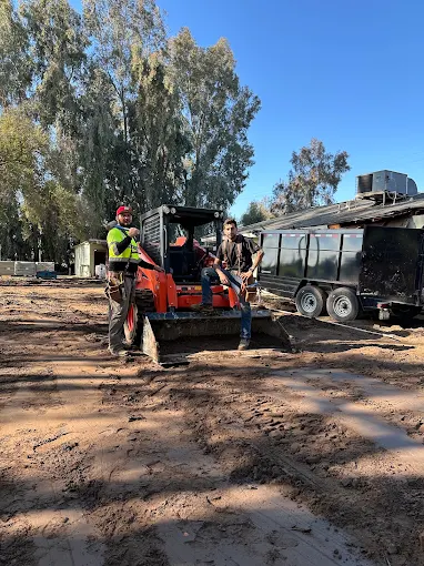 The Fortify Concrete crew on a Fresno job site